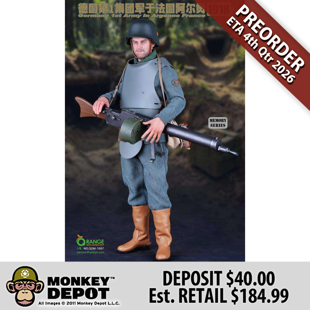 Monkey Depot - QO Toys Germany 1st Army in Argonne France 1918