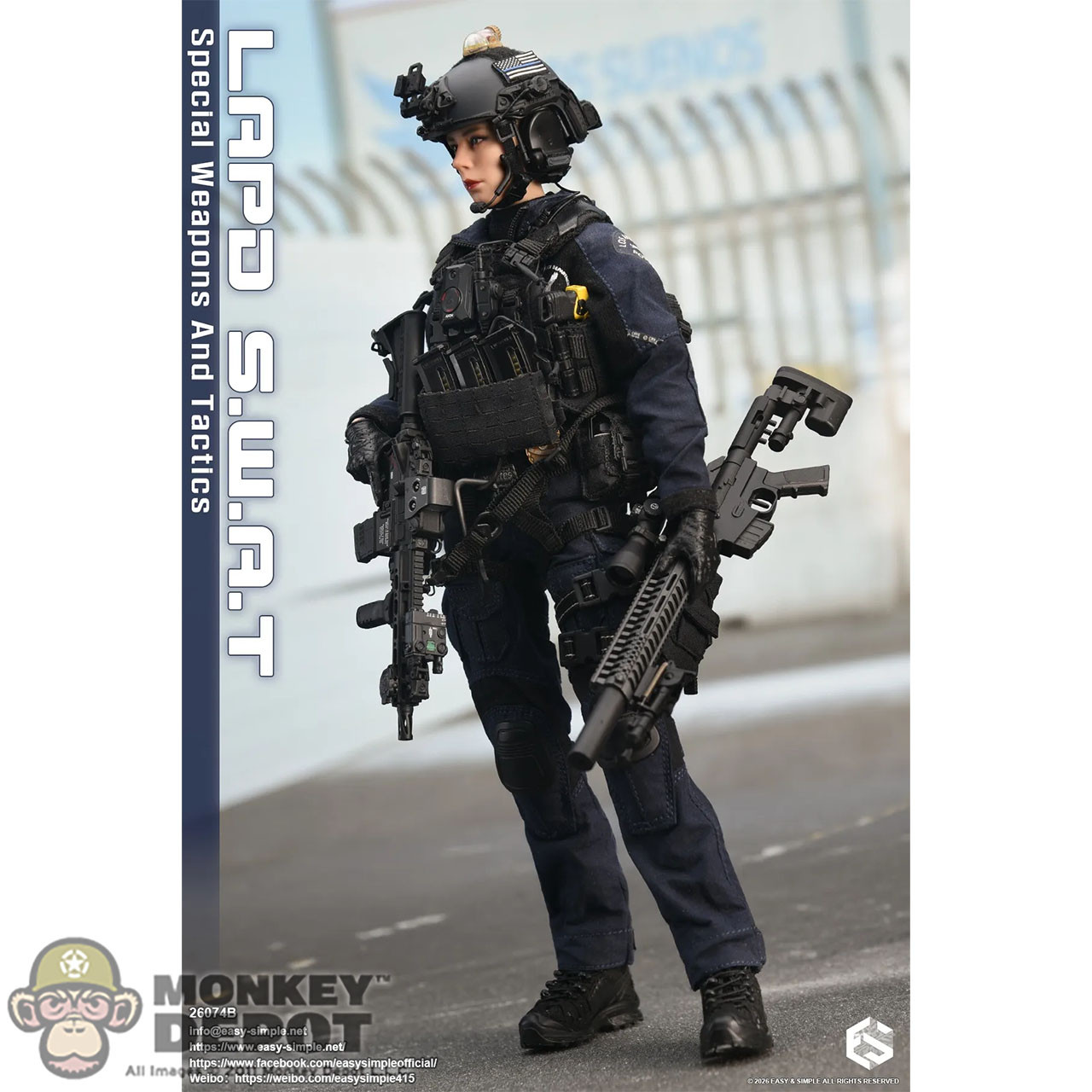 Monkey Depot - Easy Simple LAPD S.W.A.T Special Weapons And