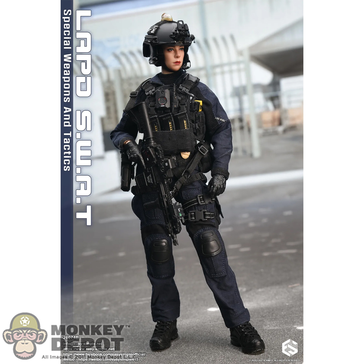 Monkey Depot - Easy Simple LAPD S.W.A.T Special Weapons And