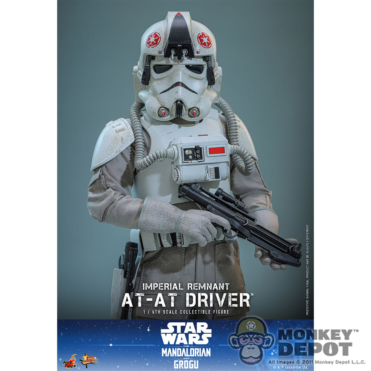 ホットトイズ 1/6 マンダロリアン AT-ATドライバー MMS845 Monkey Depot - Hot Toys Imperial Remnant AT-AT Driver (MMS845)