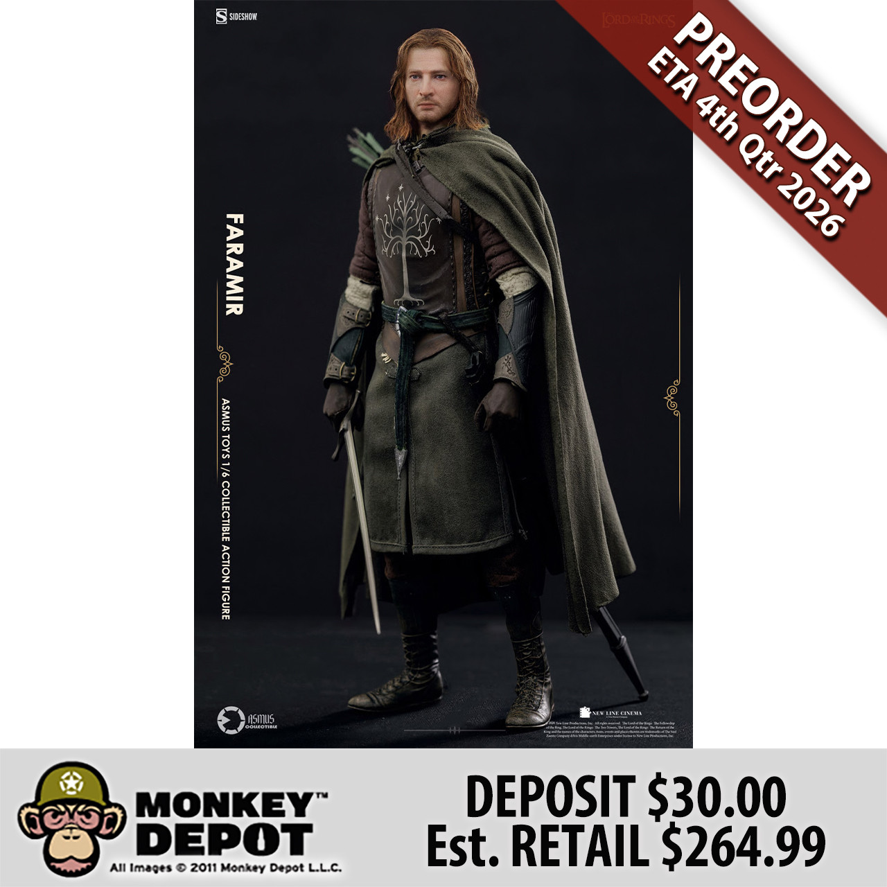 Monkey Depot - Asmus Toys Faramir (LOTR036)