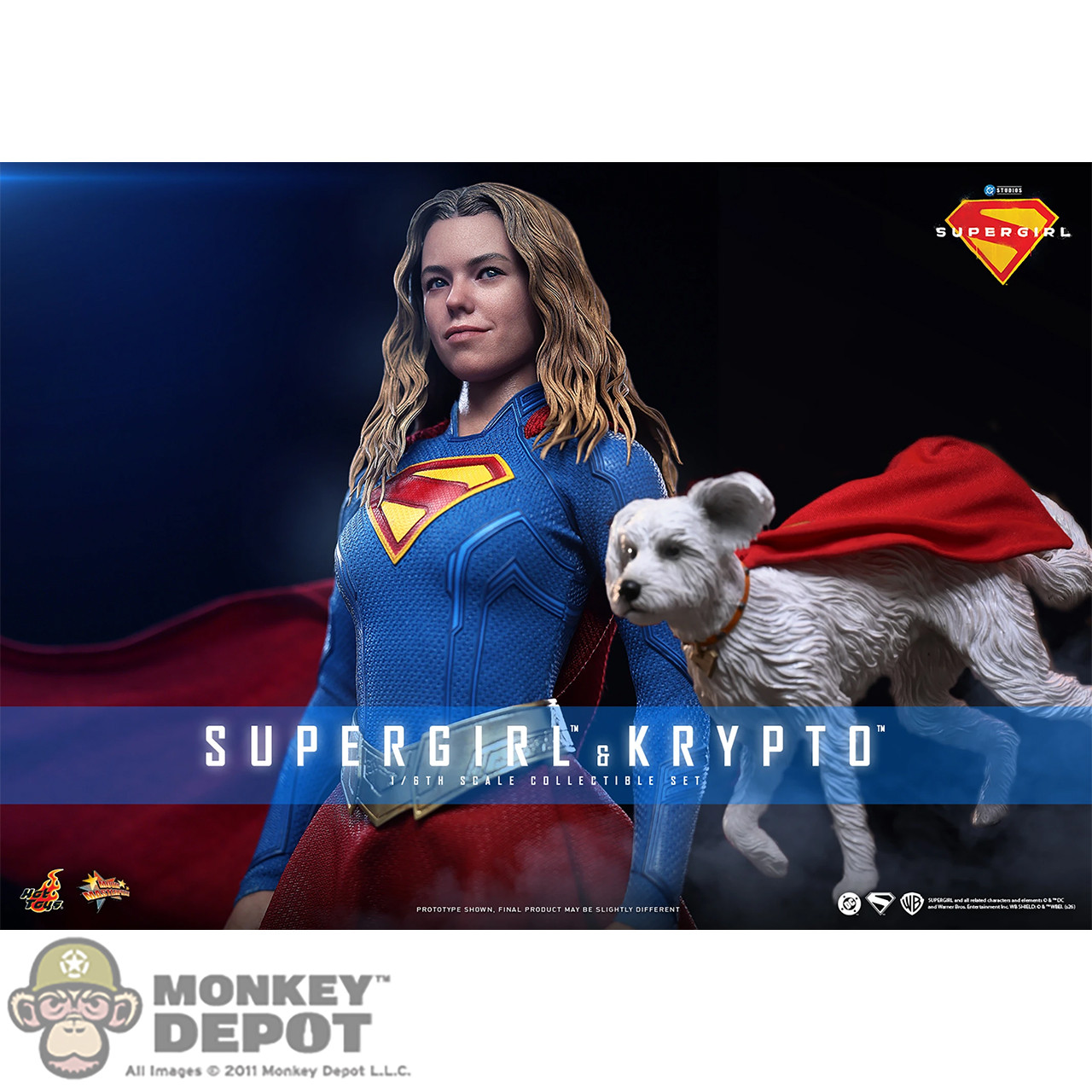 Monkey Depot - Hot Toys Supergirl and Krypto (MMS869)