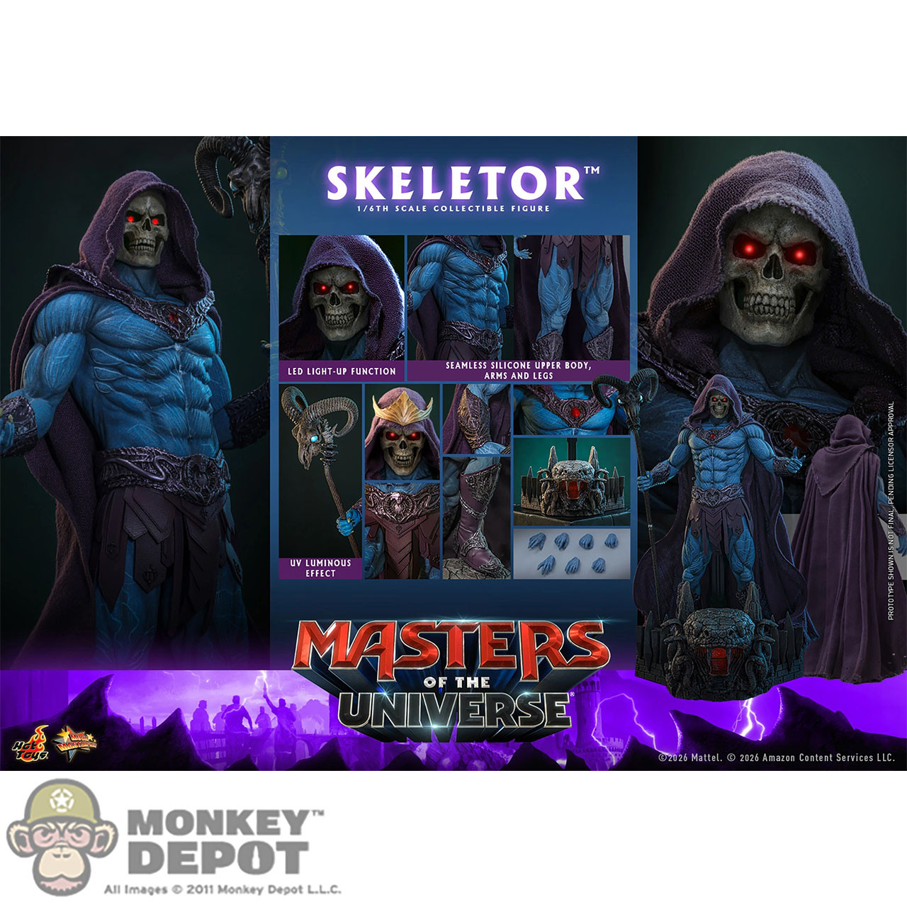 Monkey Depot - Hot Toys Skeletor (MMS889)