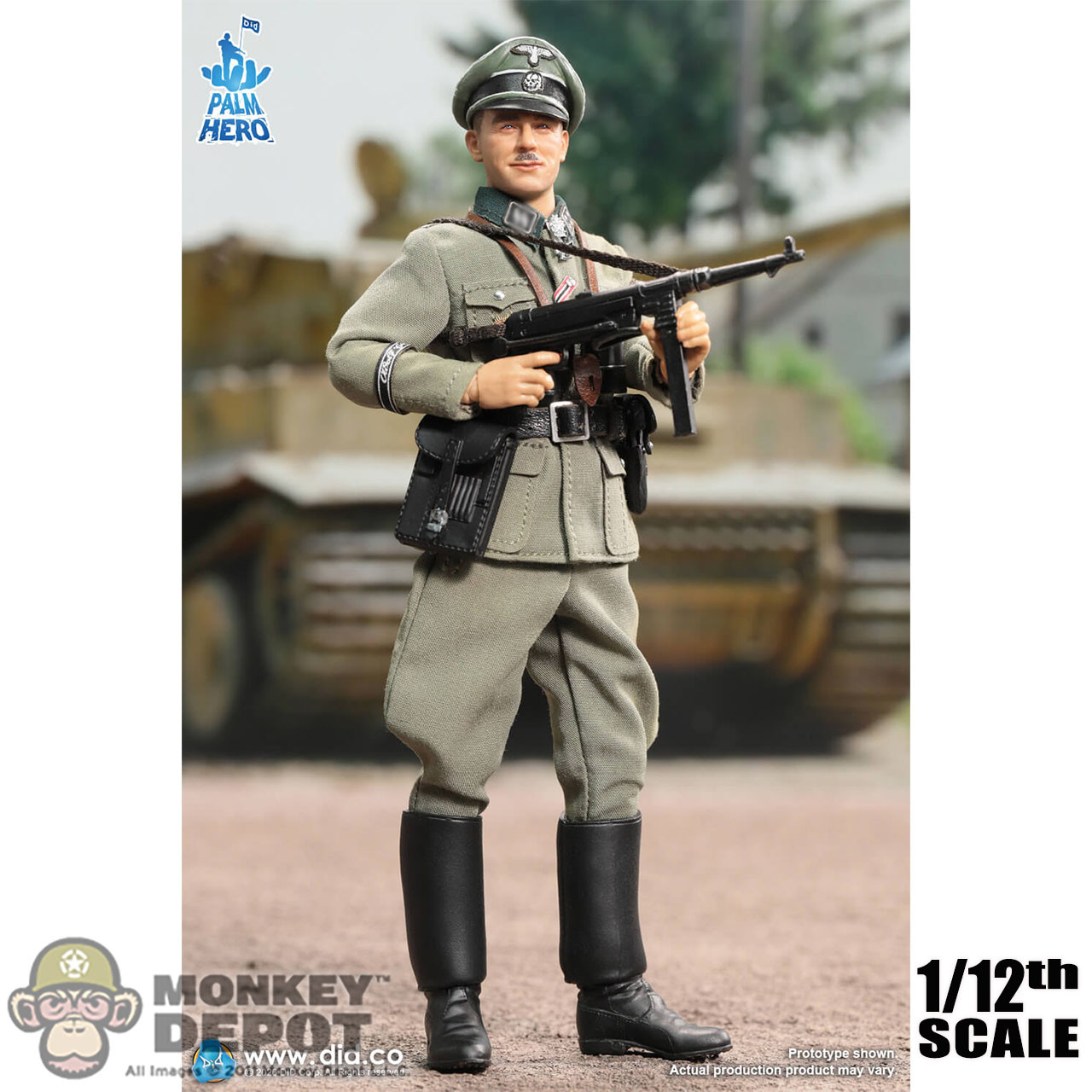 Monkey Depot - DiD 1/12 WWII German SS Commander Kurt Meyer (XD80041)