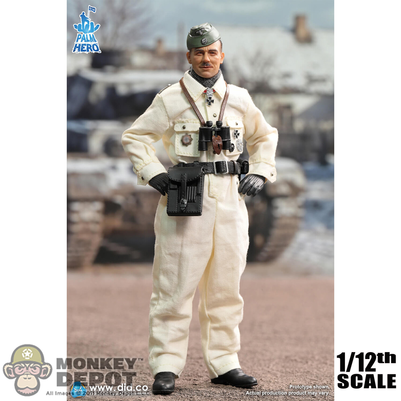 Monkey Depot - DiD 1/12 WWII German SS Commander Kurt Meyer (XD80041)