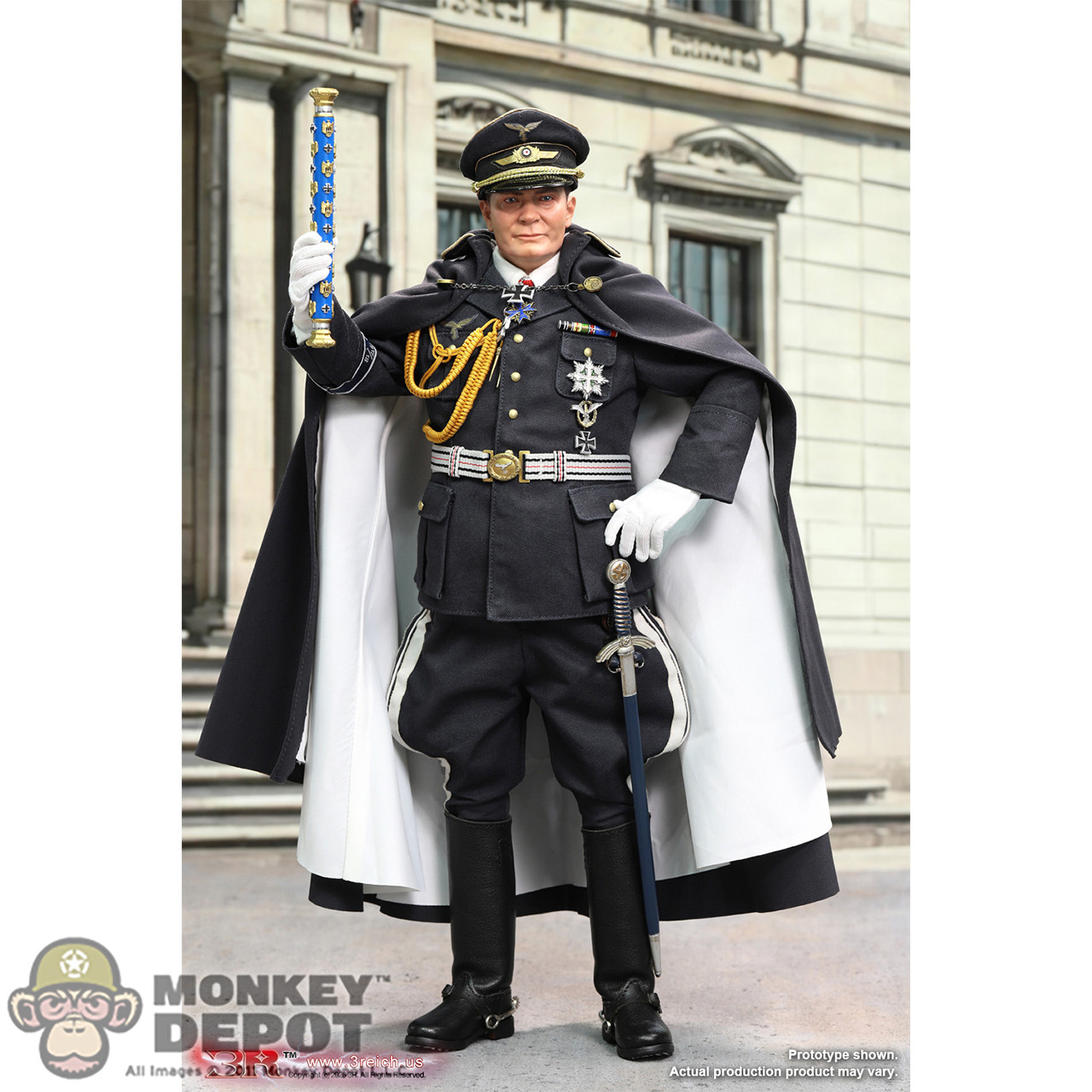 Monkey Depot - Accessory Set: 3R WWII German Reichsmarschall (GM659)