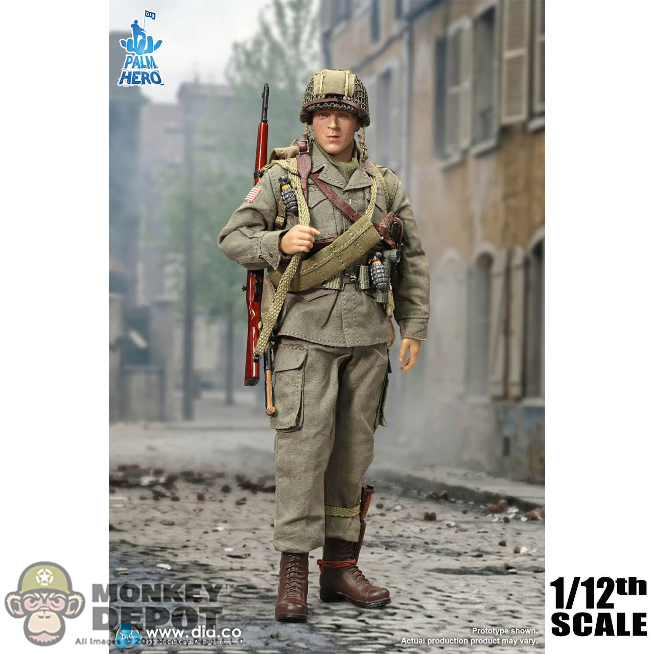 Monkey Depot - DiD 1/12 WWII U.S. Army 101st Airborne Division