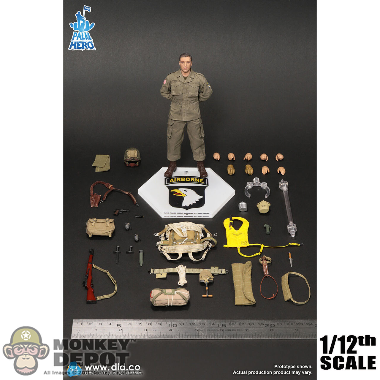 Monkey Depot - DiD 1/12 WWII U.S. Army 101st Airborne Division