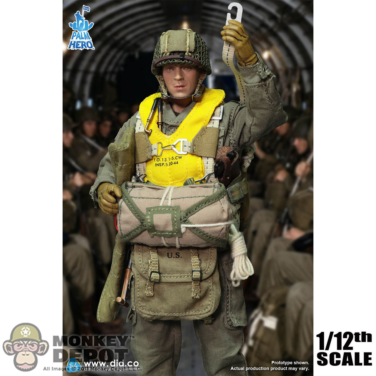 Monkey Depot - DiD 1/12 WWII U.S. Army 101st Airborne Division