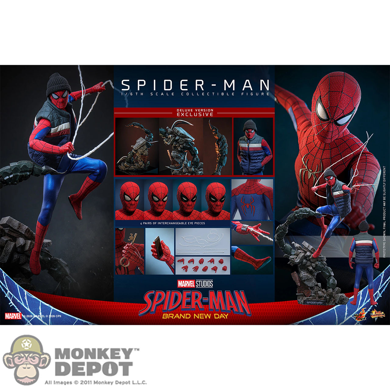 Monkey Depot - Hot Toys Spider-Man (Deluxe)(MMS893)