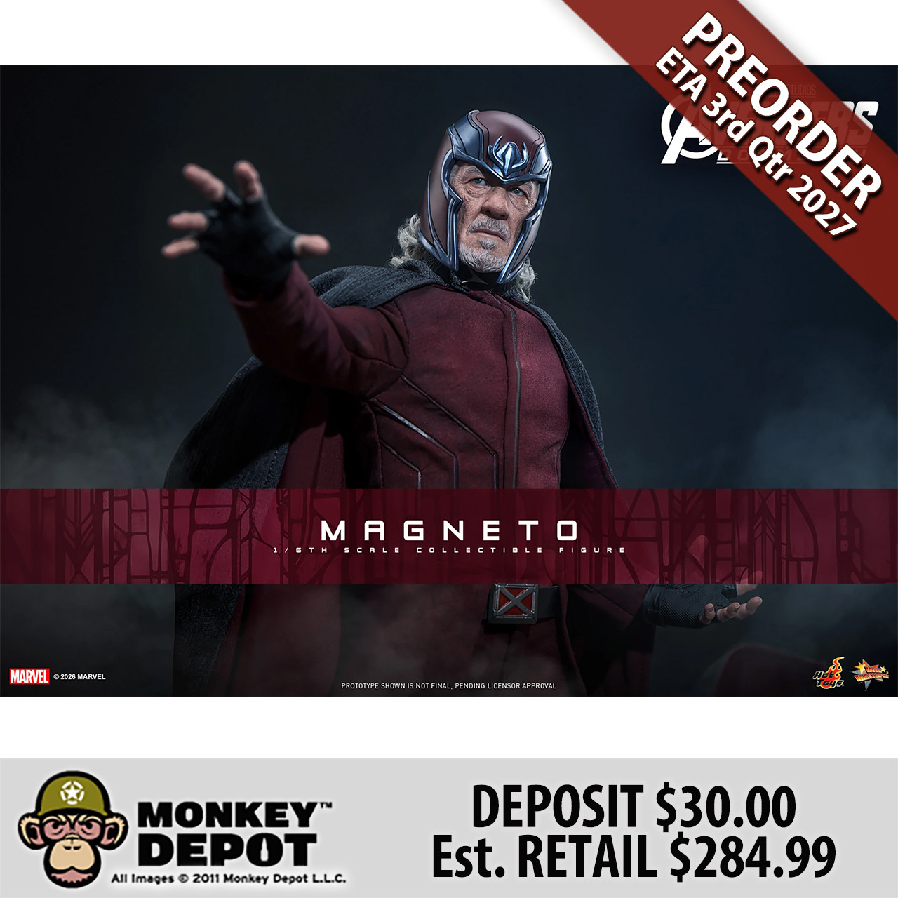 Monkey Depot - Hot Toys Magneto (MMS912)