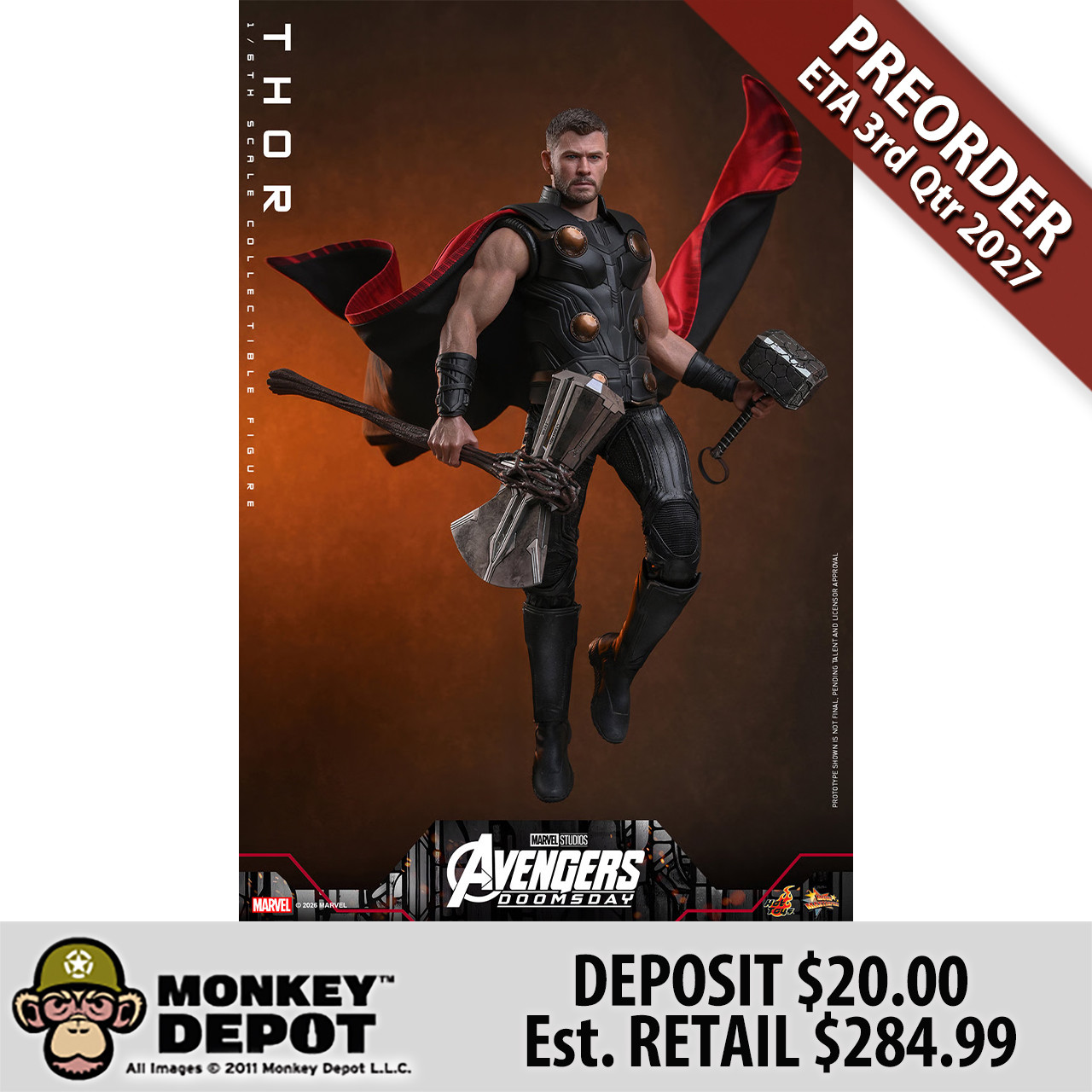 Monkey Depot - Hot Toys Thor (MMS918)