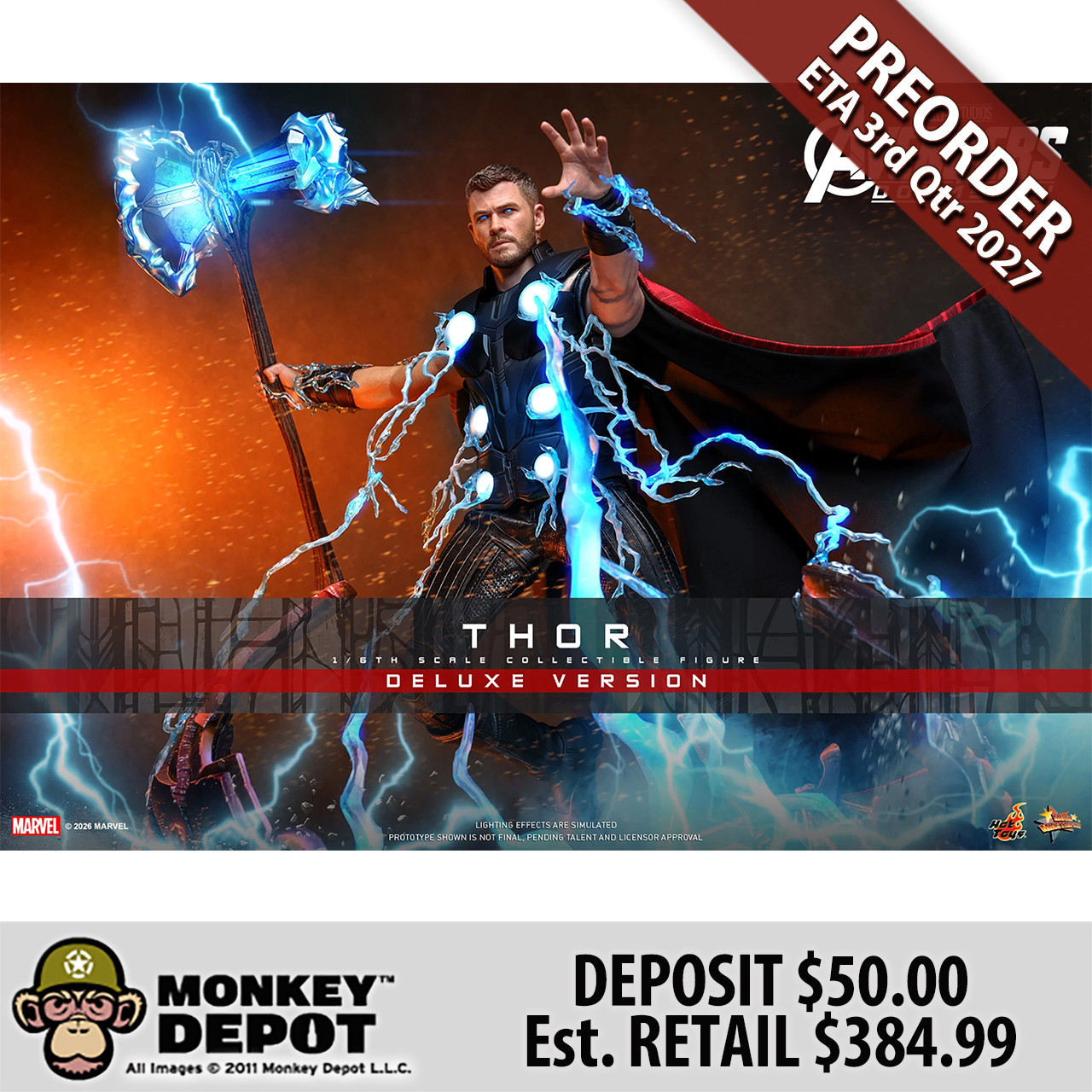 Monkey Depot - Hot Toys Thor (Deluxe Version) (MMS919)