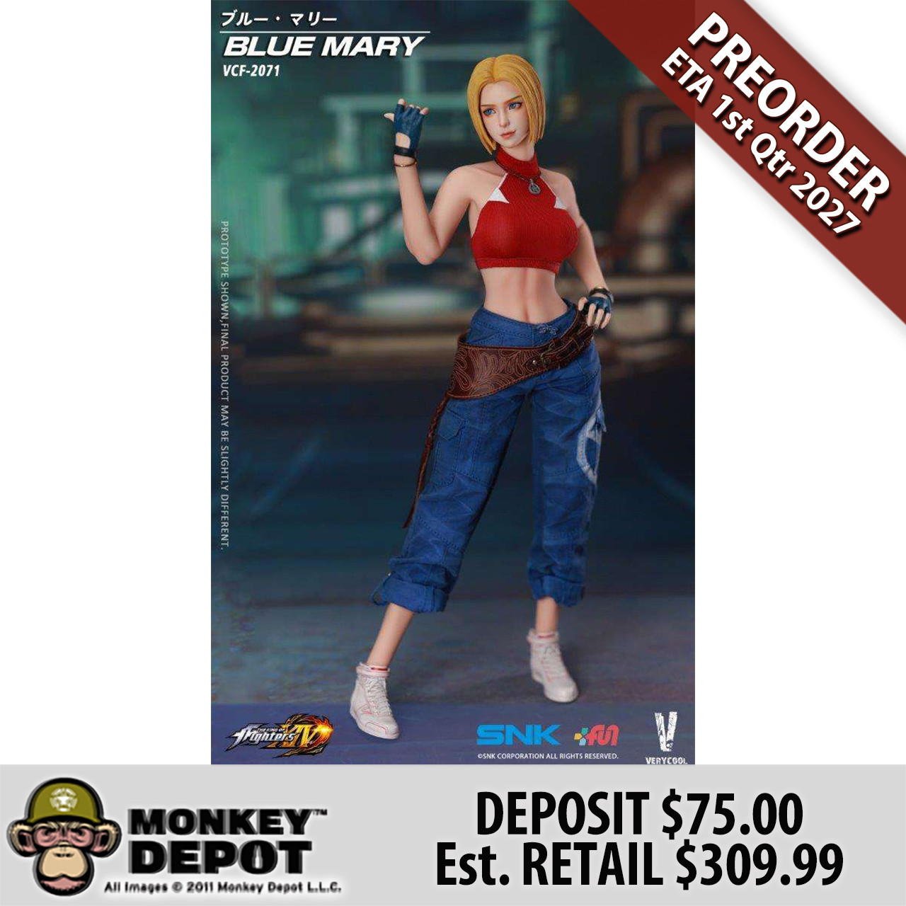 Monkey Depot - Very Cool The King of Fighters XIV - Blue Mary (VCF
