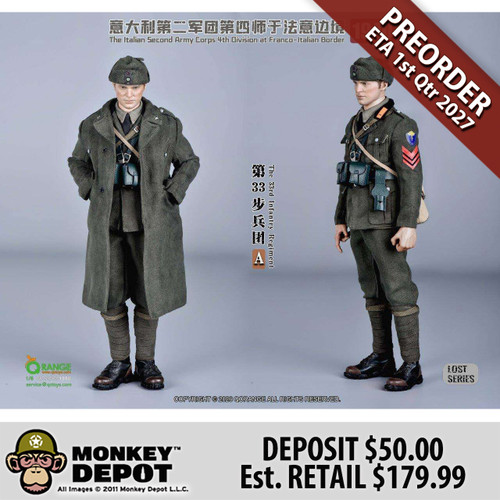 QO Toys Italian Second Army Corps 4th Div. (QOM-1058A) - Preorder Deposit
