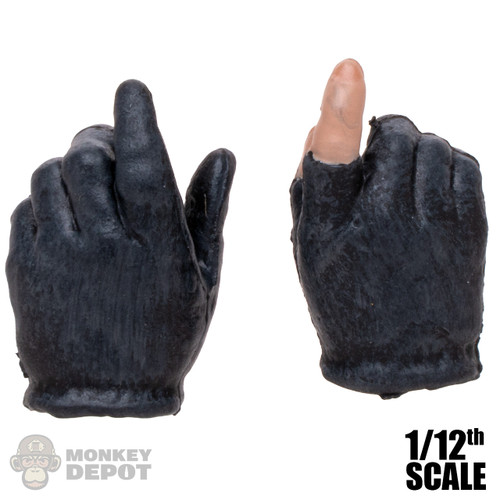 Hands: DiD 1/12 Black Gloved Male Hands