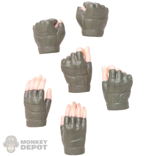 Hands: i8 Toys 6 Pc Fingerless Gloved Hands Set