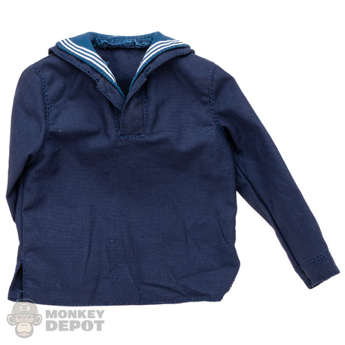 Top: Facepool Blue Naval Uniform Shirt