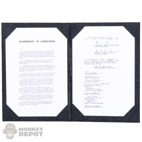 Prop: Ujindou Japanese Instrument of Surrender Papers