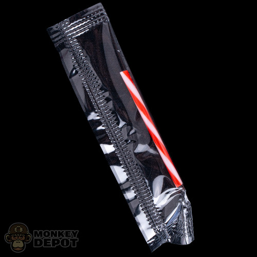 Tool: Miniverse Red and White Stripe Straw