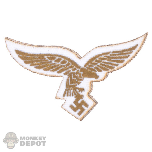 Insignia: 3R WWII German White and Gold Breast Eagle