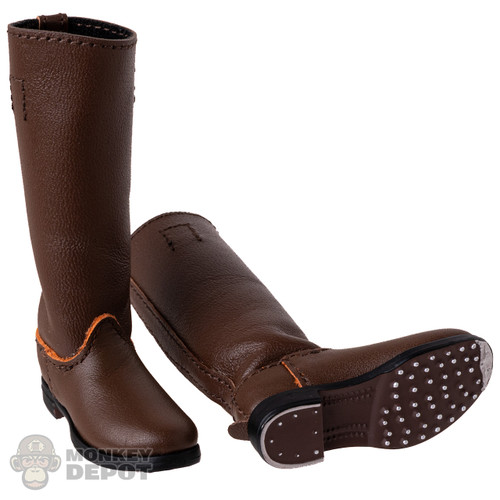 Shoes: 3R Brown Leather Jackboots