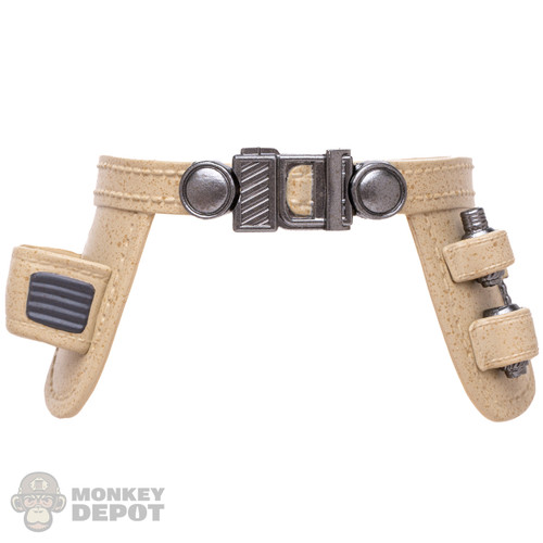 Belt: Hot Toys Beige Utility Belt w/ Tool Holsters