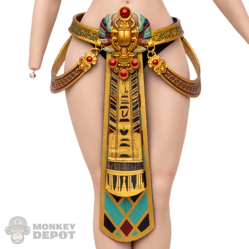 Belt: TBLeague Copper Gold Scarab Waist Drape