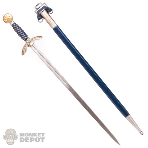 Weapon: 3R German WWII Sword w/ Blue Scabbard