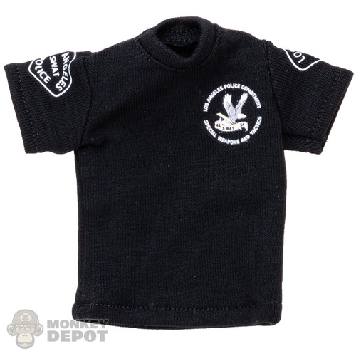 Shirt: Easy & Simple Female Black LAPD T-Shirt
