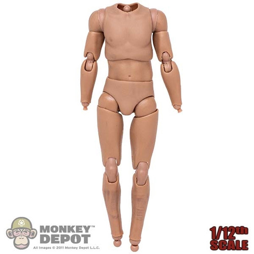 Figure: 3R 1/12 Base Body w/ Pegs (Stained)