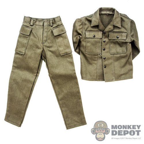 Uniform: Alert Line WWII US Army OD HBT