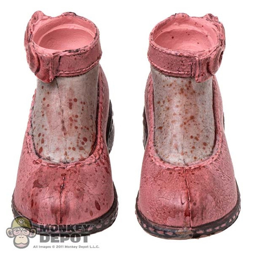 Feet: Asmus Toys Bloody Pink Mary Jane Youth Molded Shoes