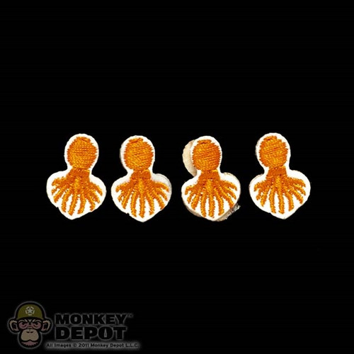 Insignia: Brown Art French Imperial Tassel Insignia (Peel and Stick)