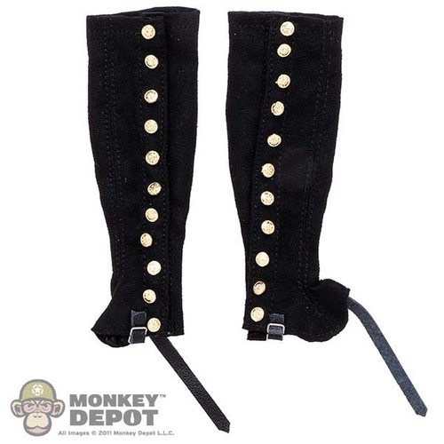 Covers: Brown Art Mens French Imperial Black Gaiters