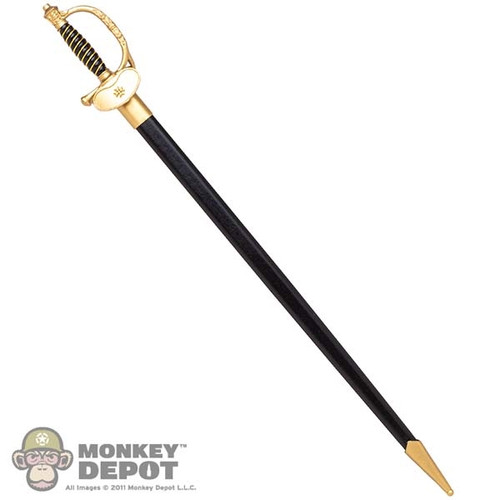 Sword: Brown Art Sword and Scabbard (Metal)