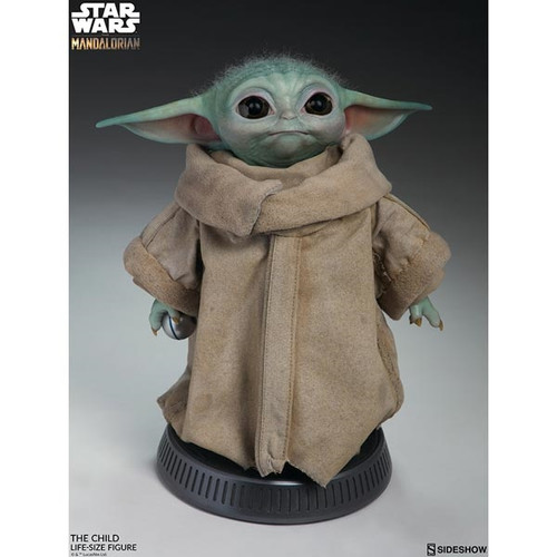 Boxed Figure: Sideshow Life Size The Mandalorian The Child (400369) (16.5 Inches Tall)