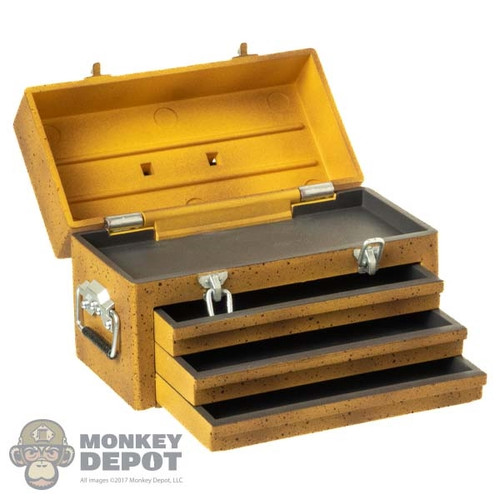 Tool Box: Cat Toys Yellowish Plastic Storage Box