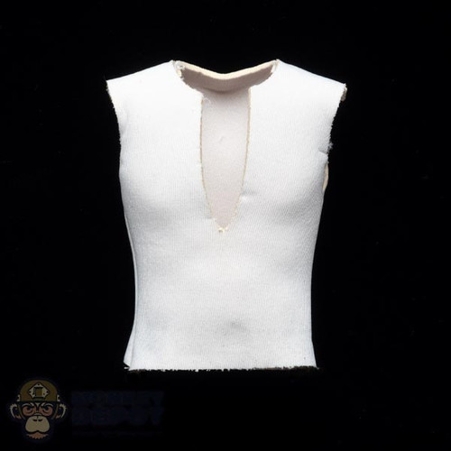 Top: CC Toys Mens White Padded Shirt