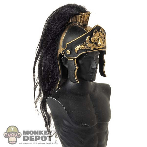 Helmet: China Model Mens Roman Helmet w/Plume (Metal)