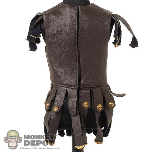 Top: China Model Mens Roman Leather-Like Body Coat