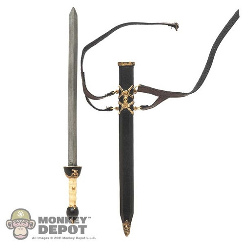 Weapon: China Model Sword w/Sheath and Belt (Metal)