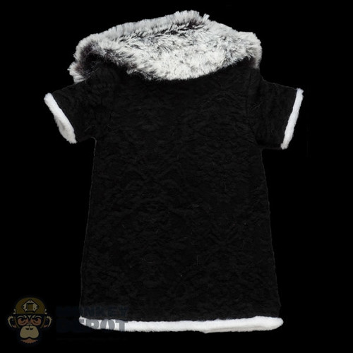 Coat: Coo Models Mens Black/White Fur Coat