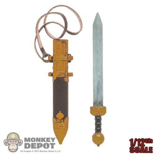 Sword: Coo Models 1/12th Metal Sword w/Scabbard