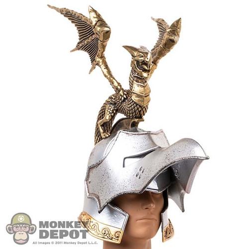 Helmet: Coo Models Mens Winged Dragon Metal Beaked Mask (READ NOTES)