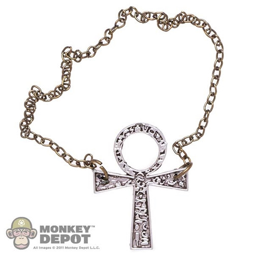 Necklace: Coo Models Silver Ankh Necklace