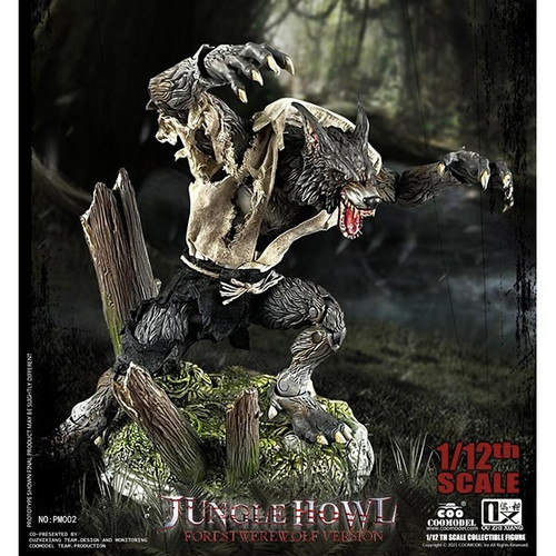 Boxed Figure: COO Model 1/12th Jungle Howl Forest Werewolf Deluxe Version (CM-PM002)