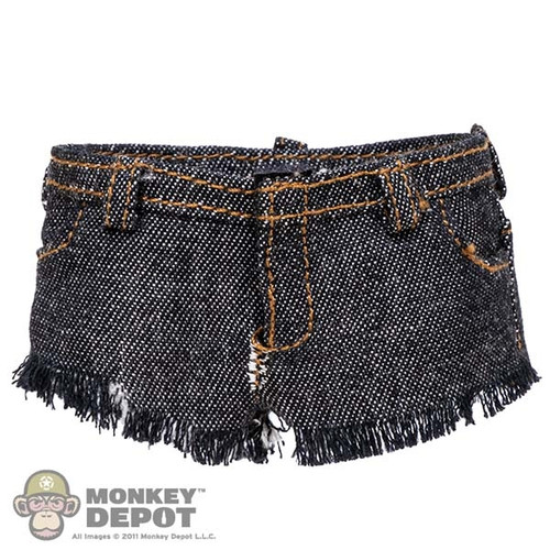 Shorts: Create Models Female Dark Blue Denim Cutoff Shorts
