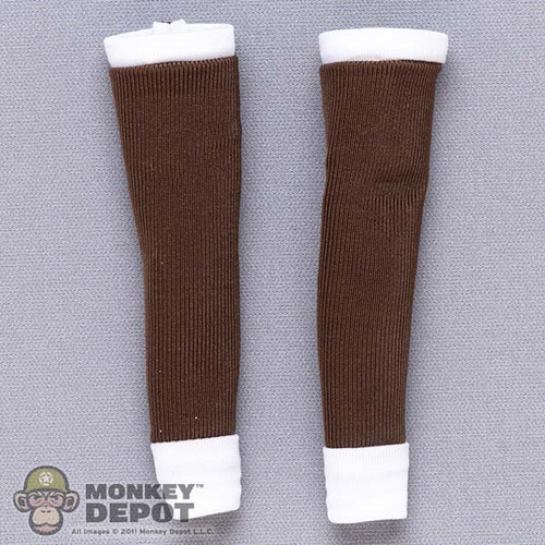 Socks: Create Models Female Brown and White Leg Covers