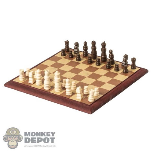 Game: Daf Toys Woden Chess Board w/Pieces